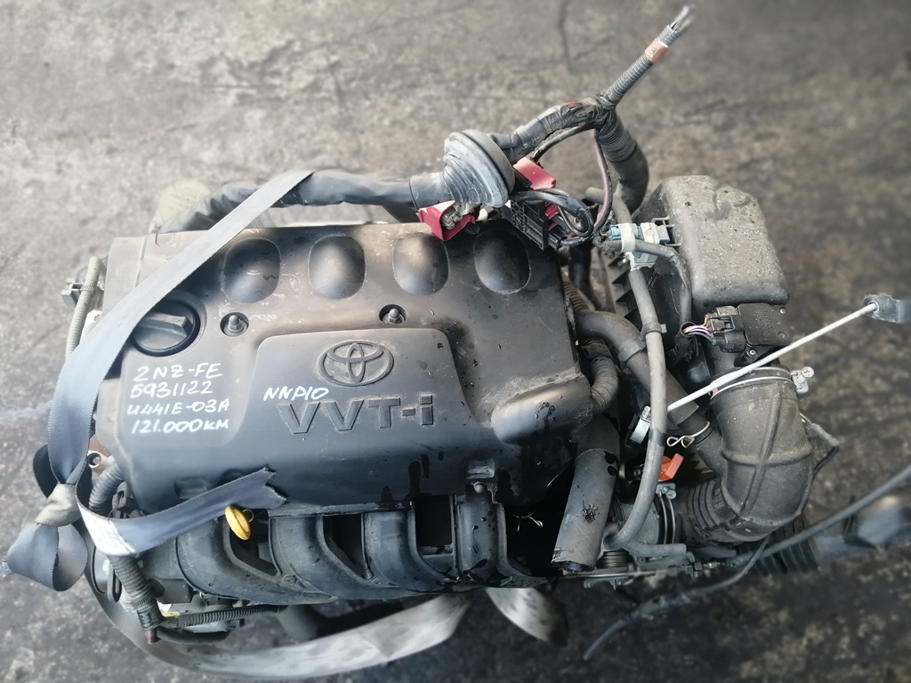 Двигатель Toyota 2NZ-FE - 5931122 AT U441E-03A FF NNP10 121 000 km коса+комп 2