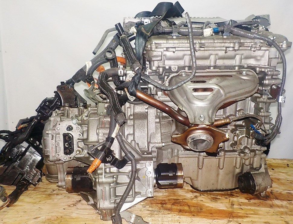Двигатель Toyota 2ZR-FXE - 5558680 CVT P410-01A FF ZVW30 112 000 km коса+комп 4