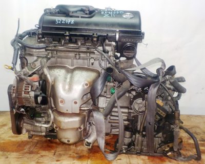 Двигатель Nissan CR14-DE - 322178 AT RE4F03B FF Z11 100 000 km коса+комп 1