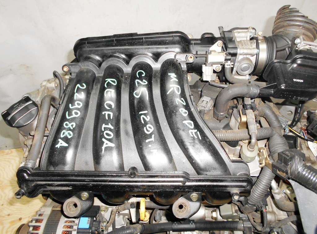Двигатель Nissan MR20-DE - 229988A CVT RE0F10A FF C25 129 000 km коса+комп 7