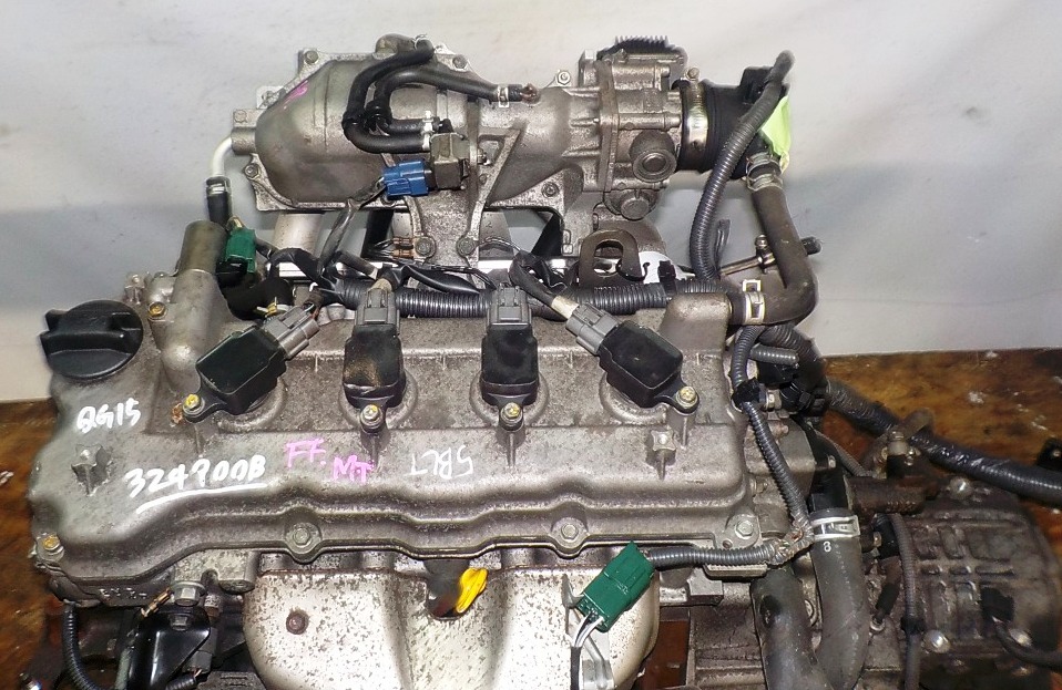 Двигатель Nissan QG15-DE - 324900B MT RS5F70A FF Silver электро дроссель коса+комп 2