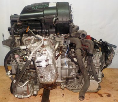 Двигатель Toyota 1KR-FE - 1085619 CVT K410-04A FF KSP90 коса+комп 1