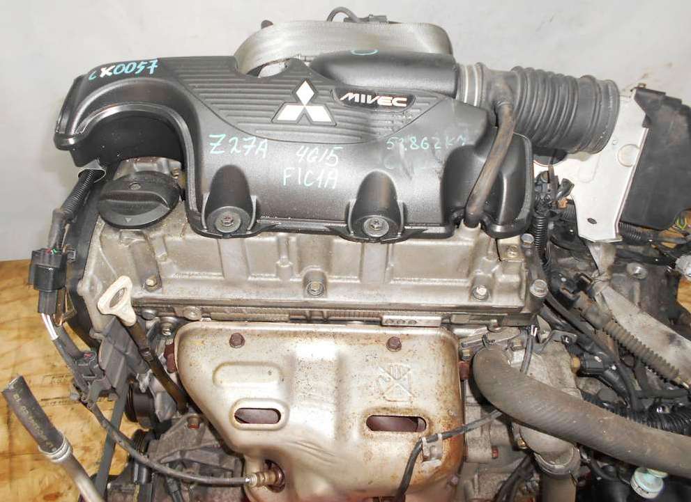 Двигатель Mitsubishi 4G15 - CX0057 CVT F1C1A FF Z27A 53 862 km 2