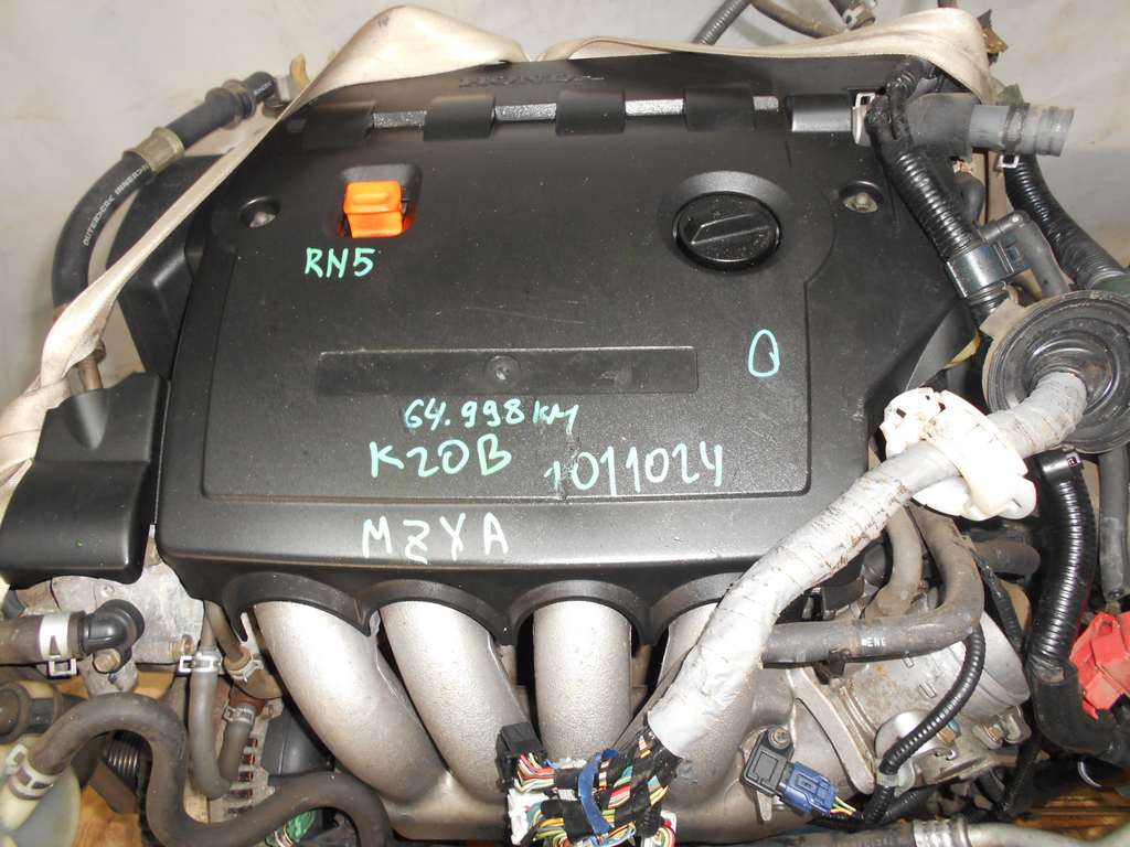 Двигатель Honda K20B - 1011024 CVT MZXA FF RN5 64 998 km коса+комп 2