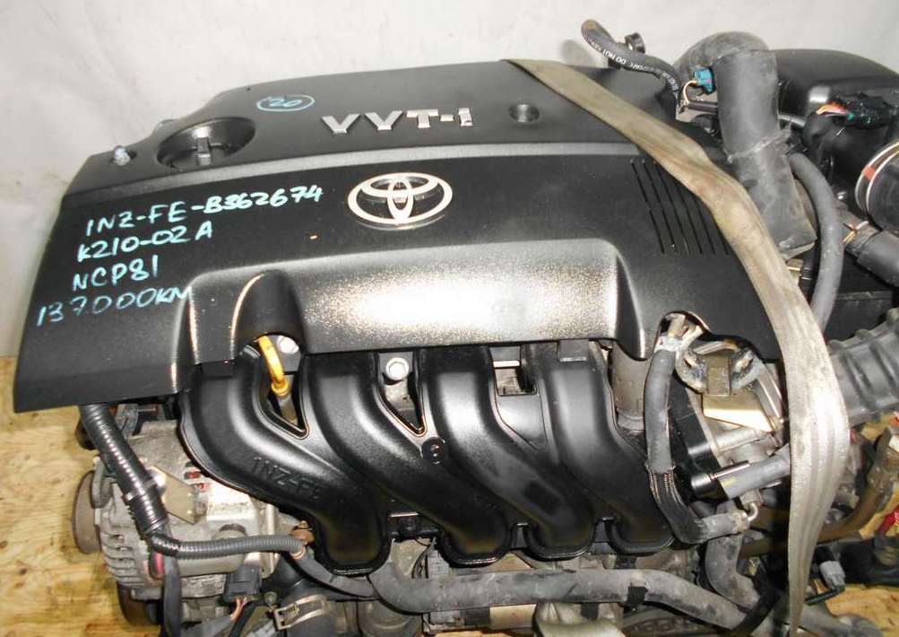Двигатель Toyota 1NZ-FE - B362674 CVT K210-02A FF NCP81 137 000 km электро дроссель коса+комп 2