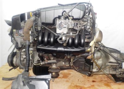 Двигатель Toyota 1G-FE - 6975201 AT 03-70LS A42DE-A05A FR GX110 BEAMS 160 000 km коса+комп 1