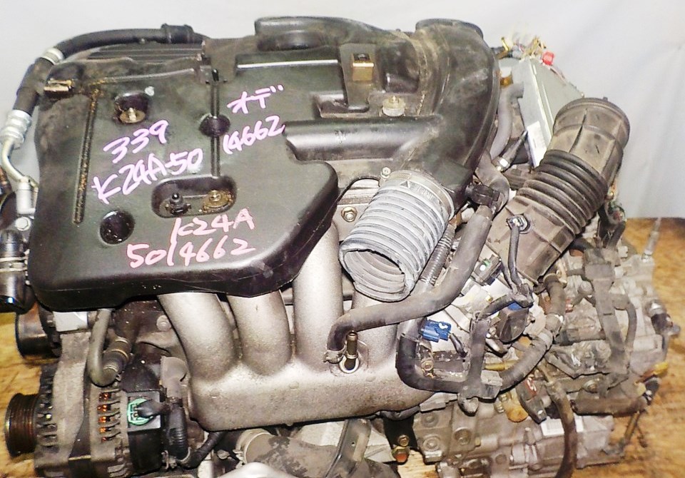 Двигатель Honda K24A - 5014662 AT MFHA FF RB1 коса+комп 2