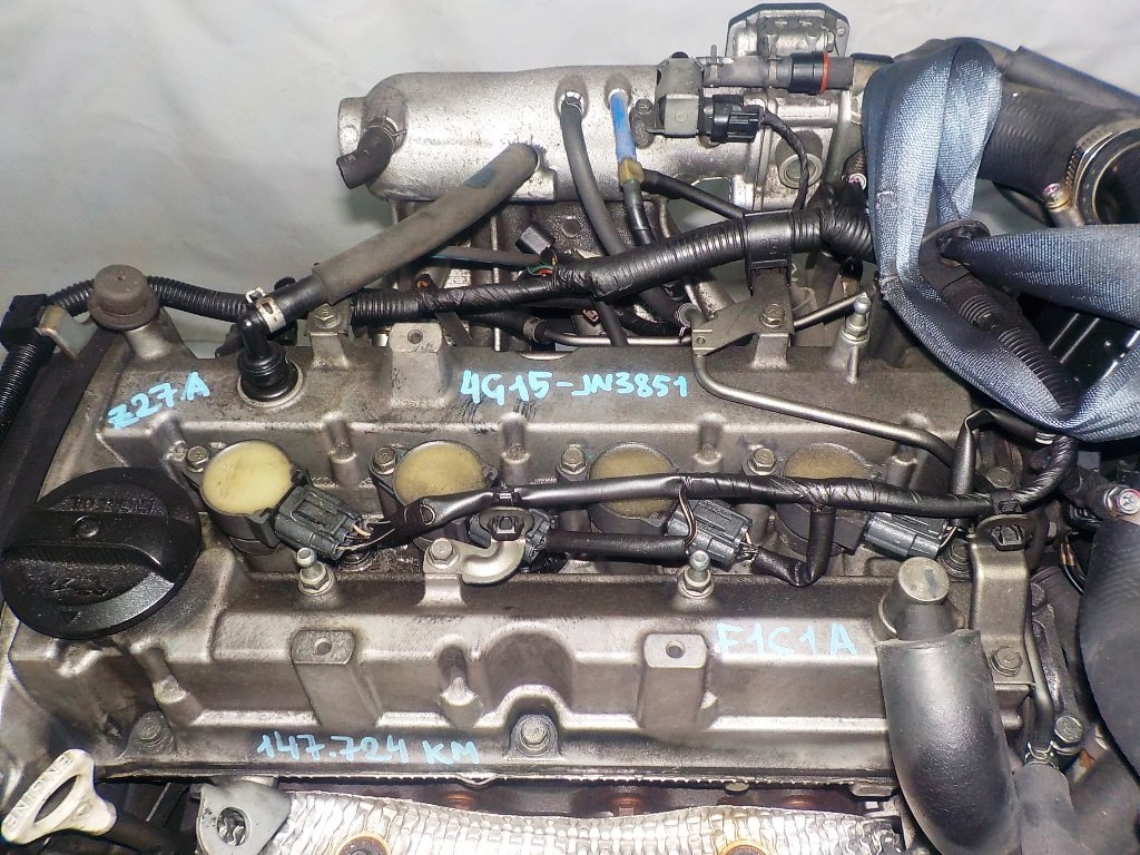 Двигатель Mitsubishi 4G15-T - JN3851 CVT F1C1A FF Z27A 147 724 km коса+комп 2