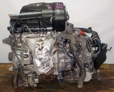 Двигатель Toyota 1KR-FE - 0076324 CVT K410-04A FF KSP90 коса+комп 1