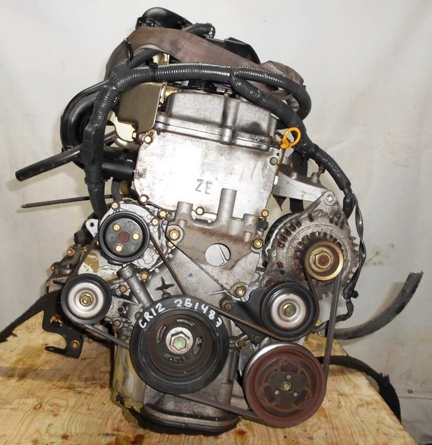 Двигатель Nissan CR12-DE - 251487 AT RE4F03B FQ40 FF AK12 75 000 km коса+комп 5