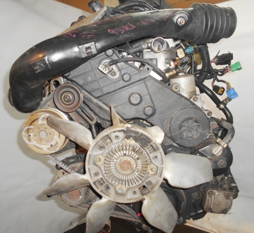 Двигатель Isuzu 4JX1-T - 674792 AT 30-40LE FR (99KR406353) 4WD Bighorn трос кикдауна коса+комп, неисправна форсунка 5