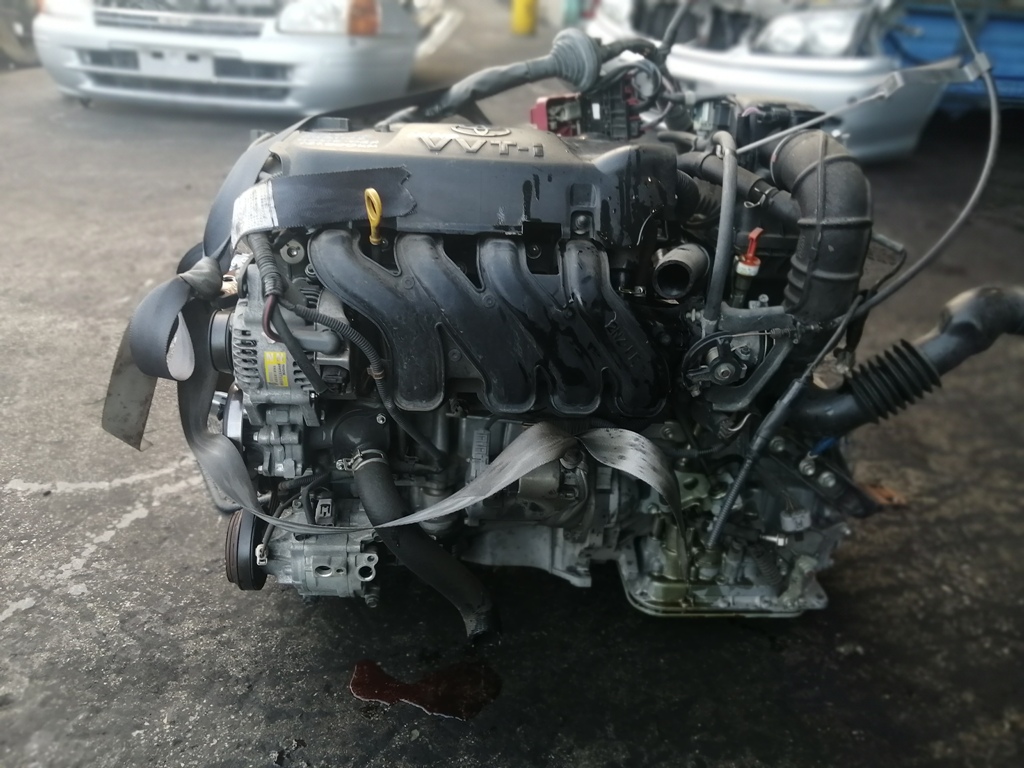 Двигатель Toyota 2NZ-FE - 5931122 AT U441E-03A FF NNP10 121 000 km коса+комп 3