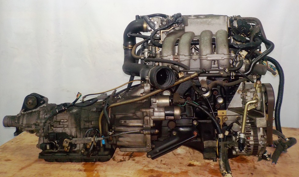 Двигатель Mazda FE - 504242 AT FR SGEW коса+комп 4