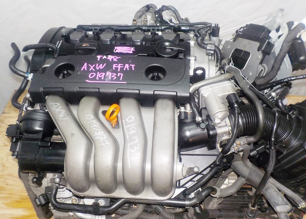 Двигатель Volkswagen AXW - 019737 AT FF коса+комп 2