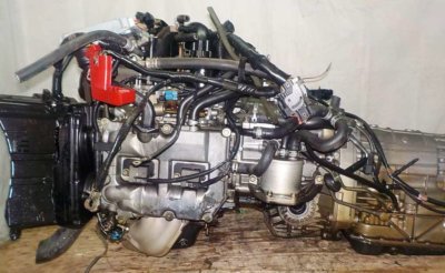 Двигатель Subaru EJ20-T - B871653 AT TG5C7CBABA-Y5 FR 4WD EJ20X BP5 комп 1