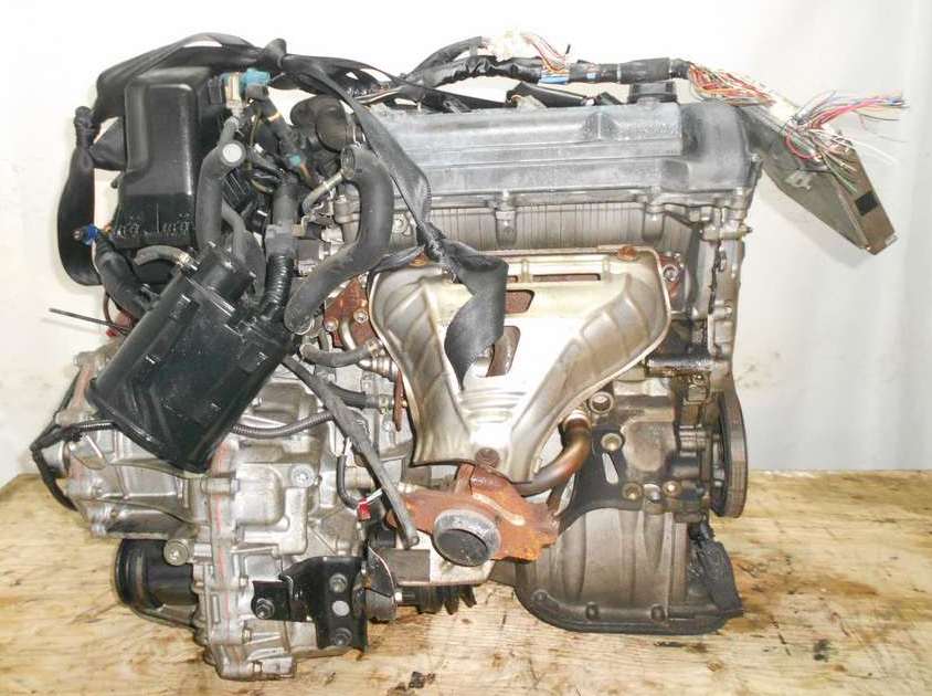 Двигатель Toyota 1NZ-FE - БЕЗ НОМЕРА CVT K210-02A FF NCP81 154 000 km электро дроссель коса+комп 4