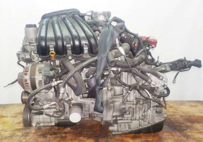 Двигатель Nissan HR15-DE - 078721B CVT RE0F08B GH54 FF E11 124 136 km коса+комп 1