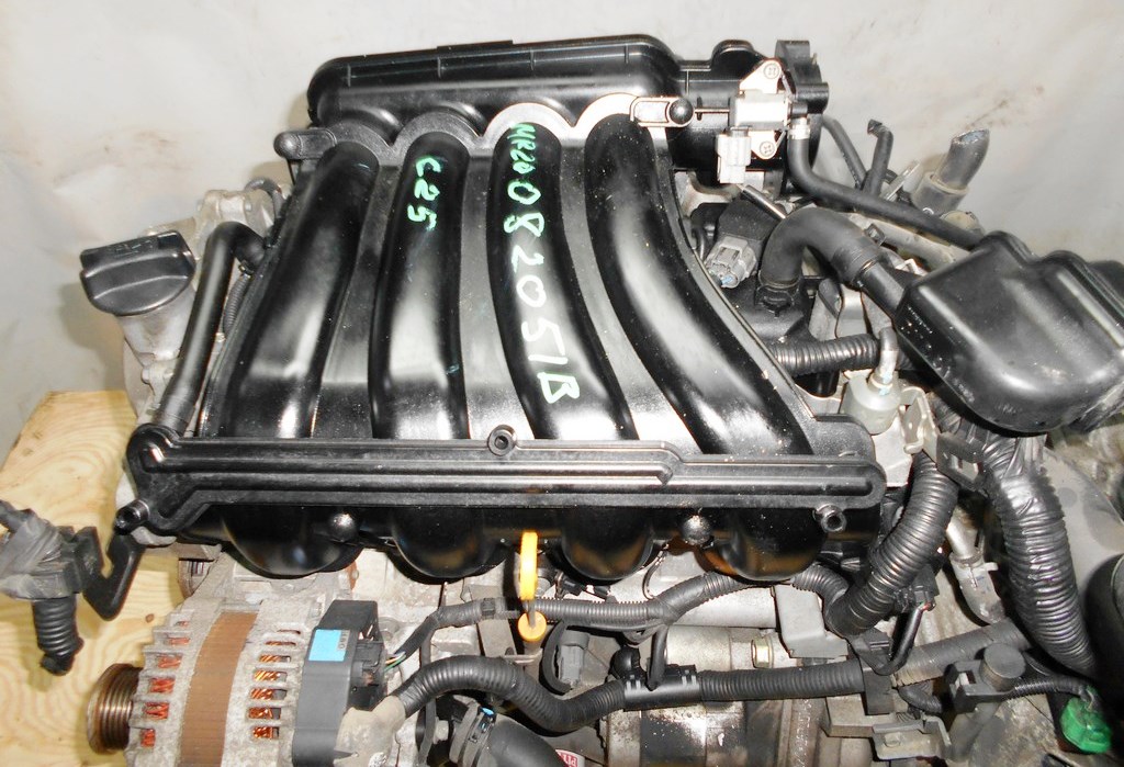 Двигатель Nissan MR20-DE - 082051B CVT RE0F10A FF C25 129 000 km коса+комп 2