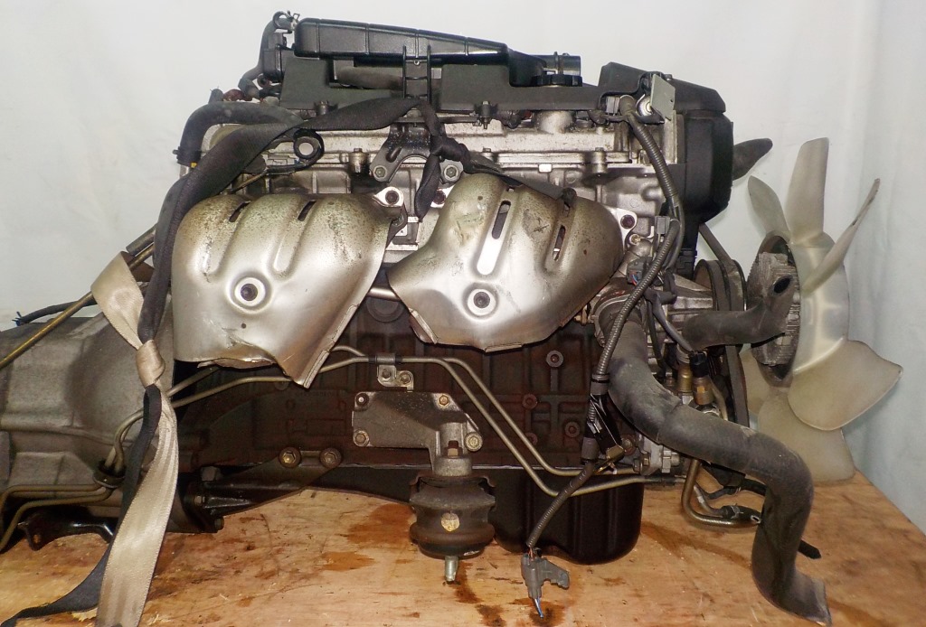 Двигатель Toyota 1G-FE - 6975201 AT 03-70LS A42DE-A05A FR GX110 BEAMS 160 000 km коса+комп 5