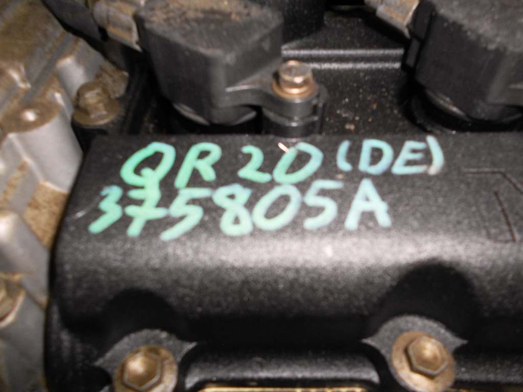 Двигатель Nissan QR20-DE - 375805A CVT RE0F06A FP54 FF TP12 139 000 km коса+комп 3