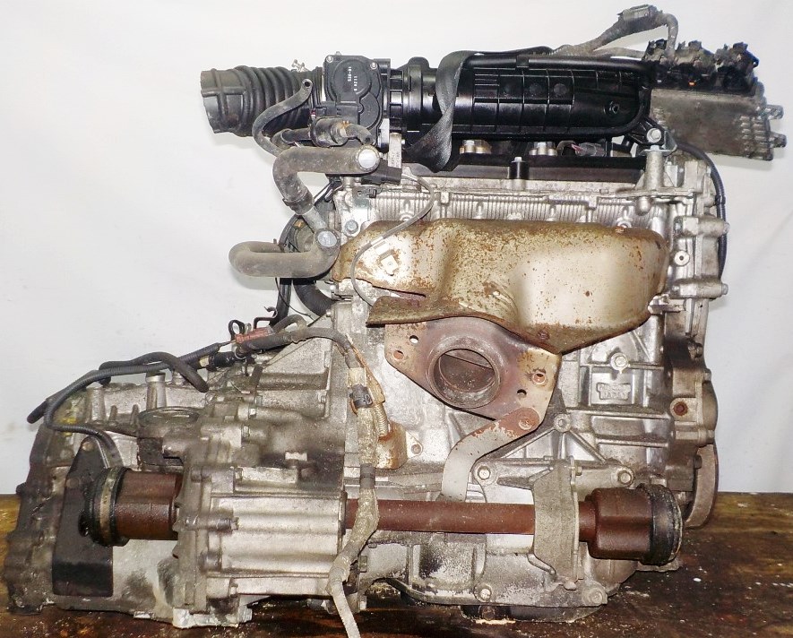 Двигатель Nissan MR18-DE - 081803A AT RE4F03B FQ40 FF VJY12 100 615 km коса+комп 4