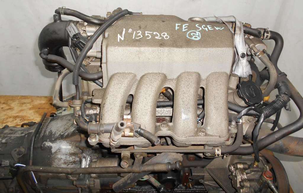 Двигатель Mazda FE - 13528 AT FR SGEW коса+комп 2
