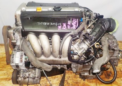 Двигатель Honda K20A - 6007024 AT MCTA FF CL7 коса+комп 1