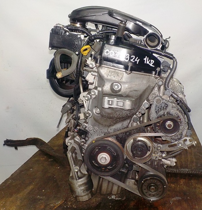 Двигатель Toyota 1KR-FE - 0076324 CVT K410-04A FF KSP90 коса+комп 3