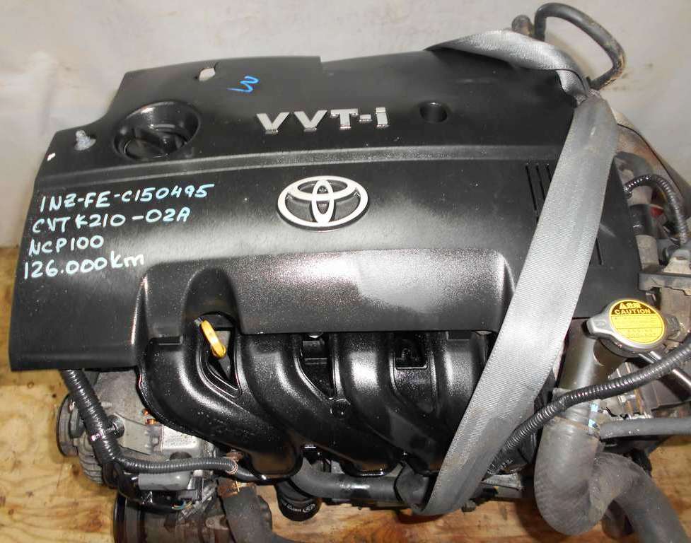 Двигатель Toyota 1NZ-FE - C150495 CVT K210-02A FF NCP100 126 000 km коса+комп 2