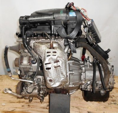 Двигатель Toyota 1KR-FE - 0824650 AT A4B-D-02A FF KGC10 126 000 km коса+комп 1