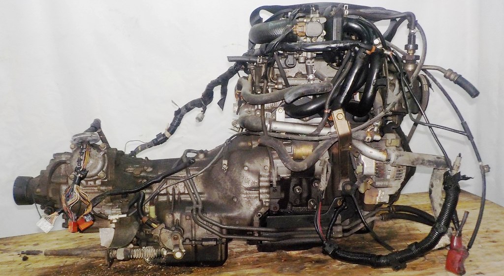 Двигатель Daihatsu EF-DET - 6219416 AT FR 4WD J111G 150 000 km коса 7