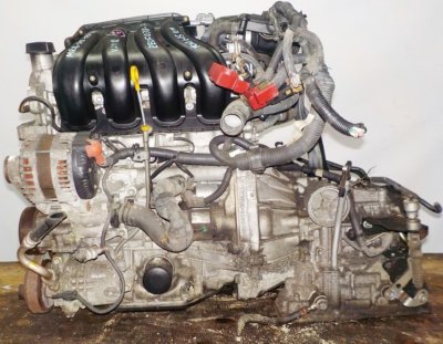 Двигатель Nissan MR18-DE - 081803A AT RE4F03B FQ40 FF VJY12 100 615 km коса+комп 1