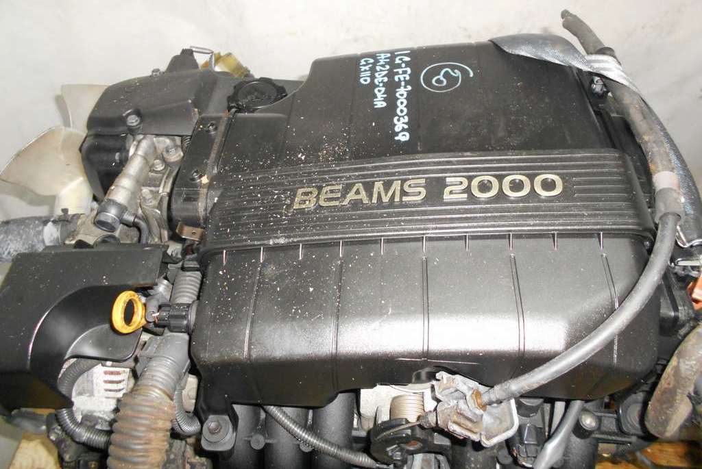 Двигатель Toyota 1G-FE - 7000369 AT 03-70LS A42DE-04A FR GX110 BEAMS 172 300 km коса+комп 3