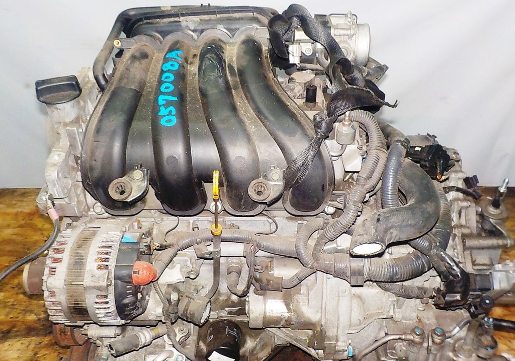 Двигатель Nissan MR18-DE - 057008A CVT RE0F08A FF коса+комп 2