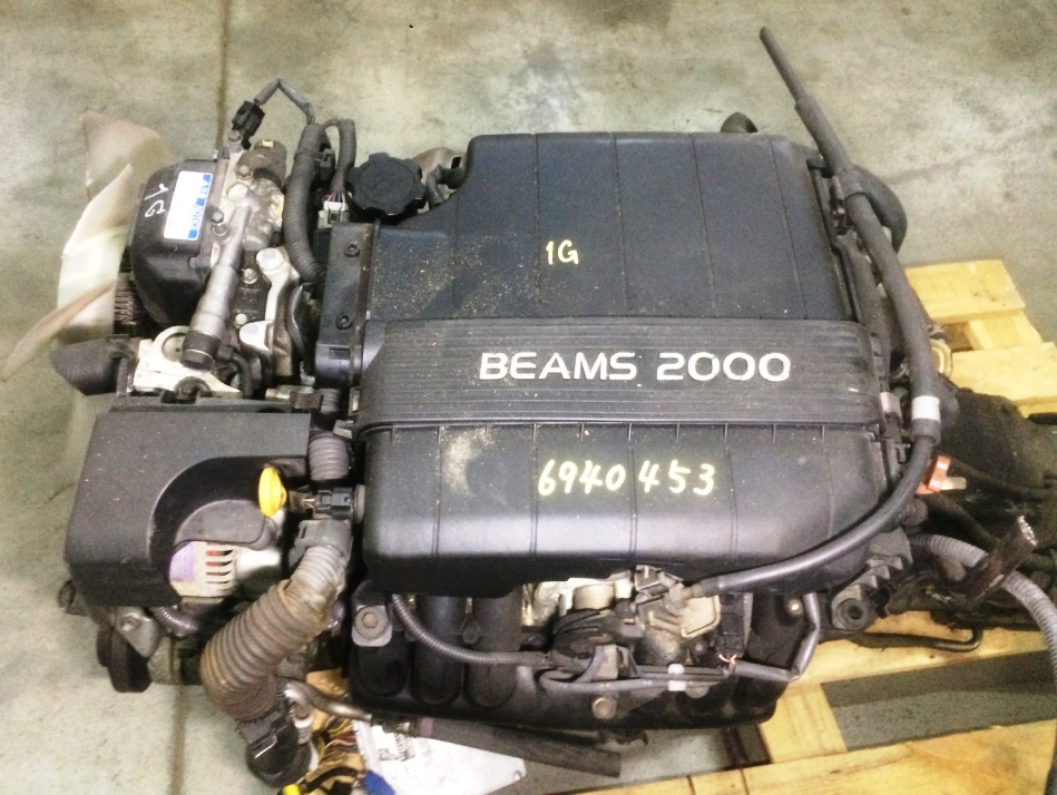 Двигатель Toyota 1G-FE - 6940453 AT 03-70LS 35000-2C400 FR BEAMS коса+комп 2