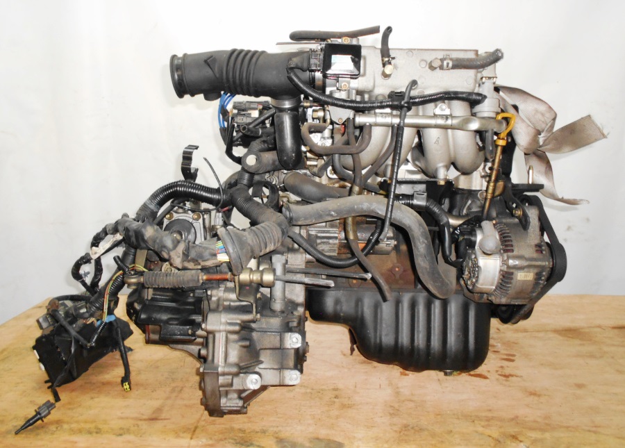 Двигатель Toyota 4E-FE - 0418056 MT C140 FF EL41 77 000 km трамблер коса+комп 4