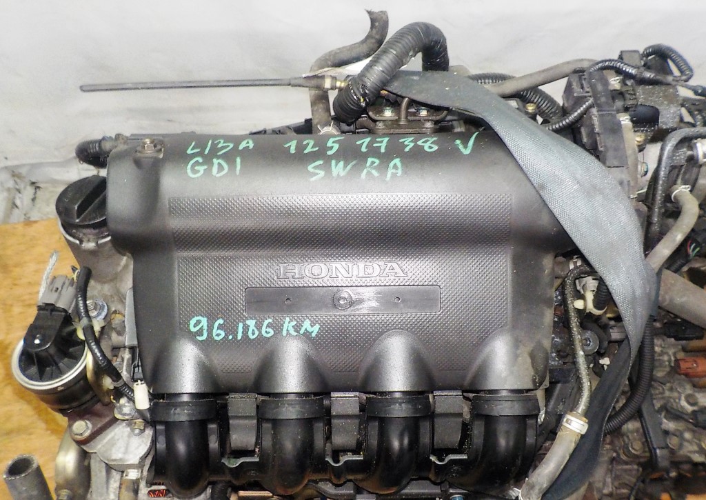 Двигатель Honda L13A - 1251733 CVT SWRA FF GD1 96 186 km коса+комп, неисправна КПП 2