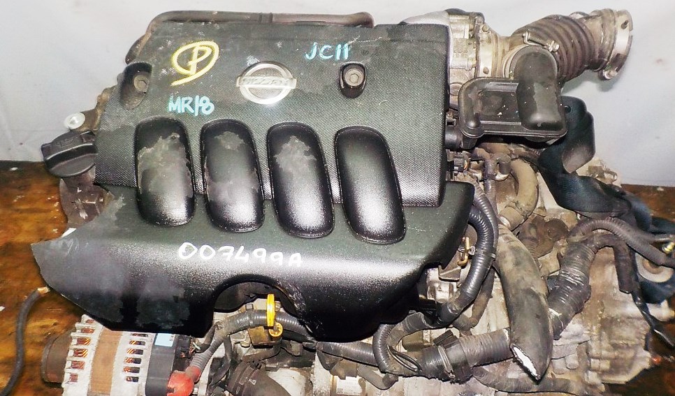 Двигатель Nissan MR18-DE - 007499A CVT RE0F08A FF коса+комп 2