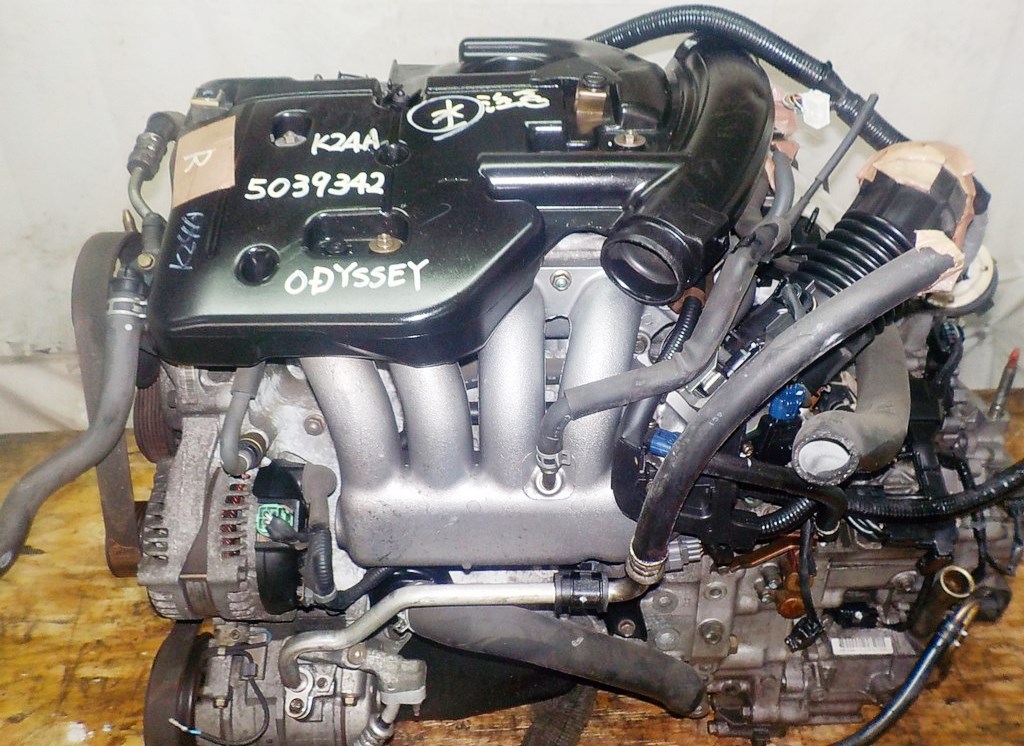 Двигатель Honda K24A - 5039342 AT MFHA FF RB1 134 000 km 04′ коса+комп 2