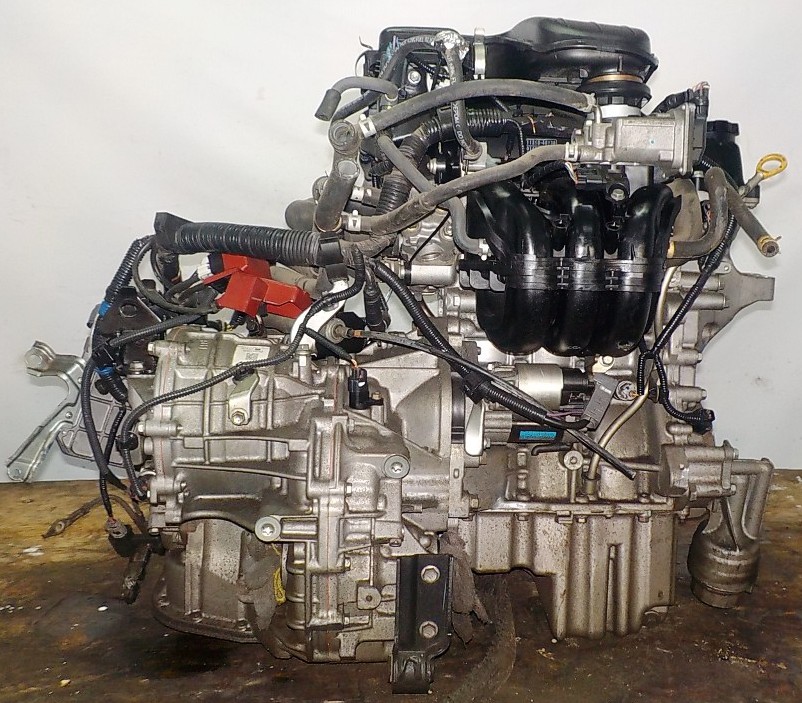 Двигатель Toyota 1KR-FE - 0076324 CVT K410-04A FF KSP90 коса+комп 4