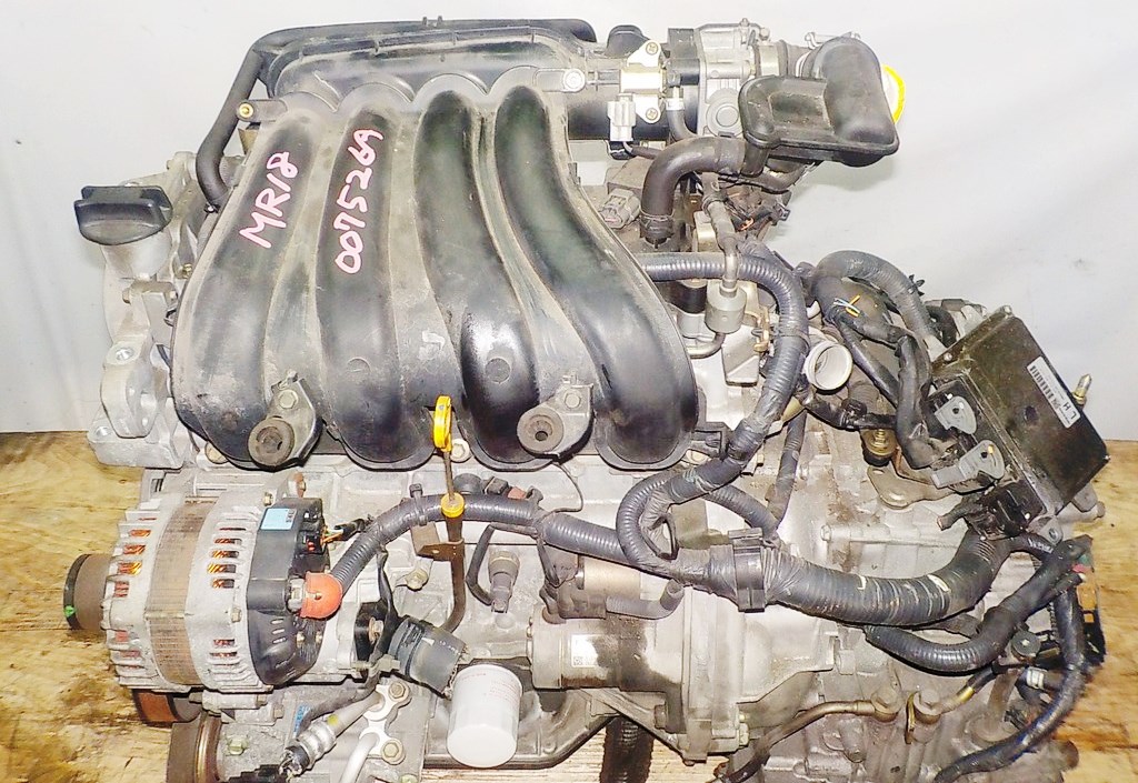 Двигатель Nissan MR18-DE - 007526A CVT RE0F08A FF коса+комп 2