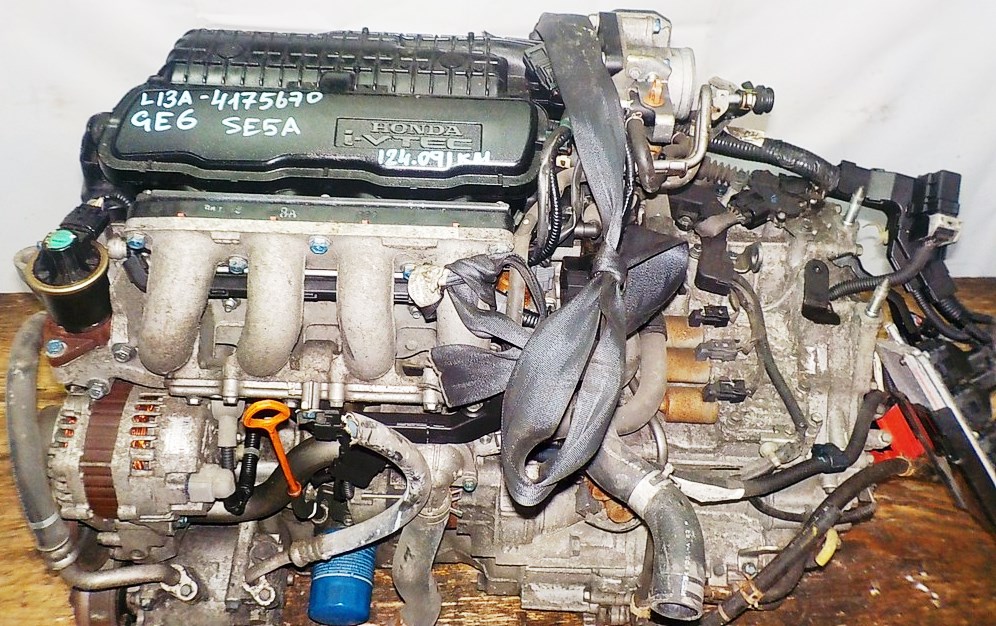 Двигатель Honda L13A - 4175670 CVT SE5A FF GE6 124 091 km коса+комп 2