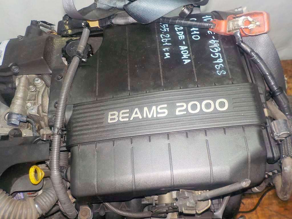 Двигатель Toyota 1G-FE - 6935988 AT 03-70LS A42DE-A04A FR GX110 BEAMS 155 261 km коса+комп 2