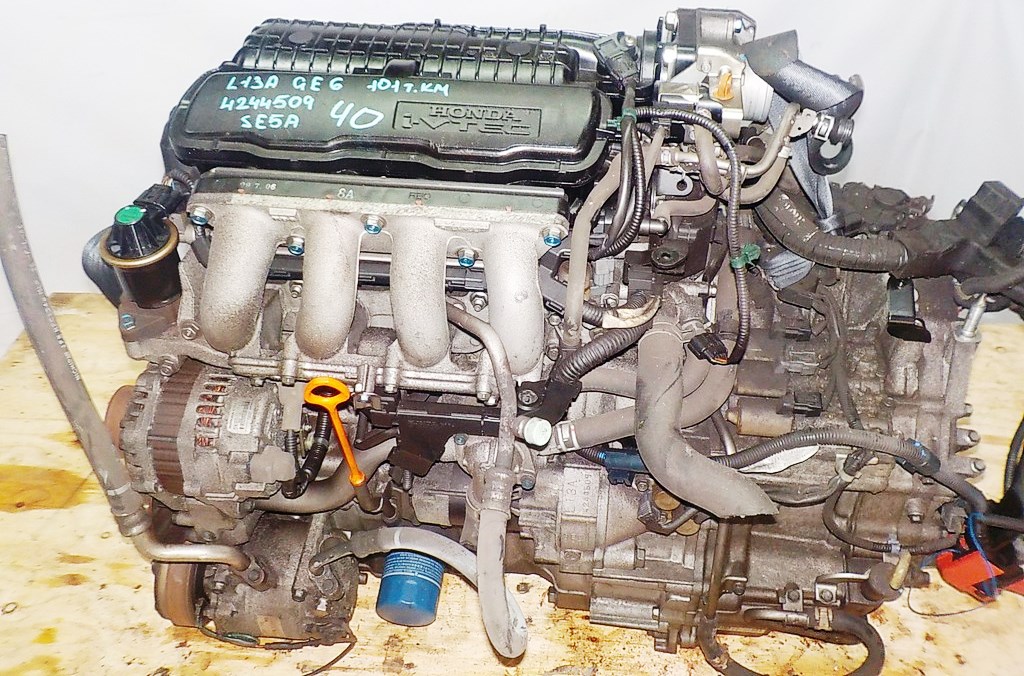 Двигатель Honda L13A - 4244509 CVT SE5A FF GE6 101 000 km коса+комп 2