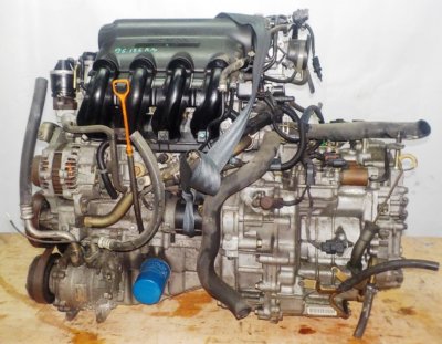 Двигатель Honda L13A - 1251733 CVT SWRA FF GD1 96 186 km коса+комп, неисправна КПП 1