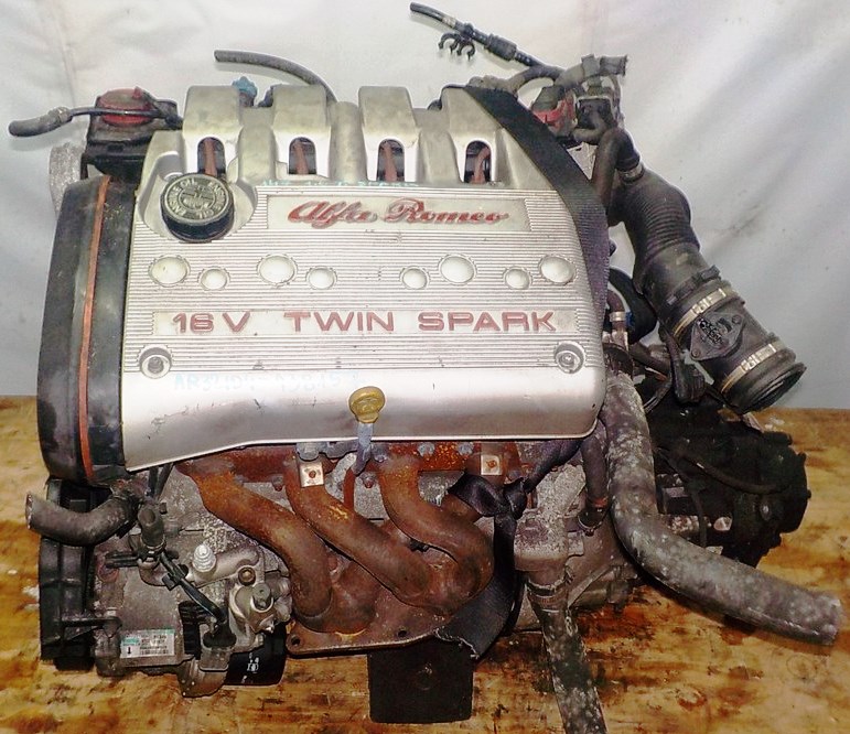 Двигатель Alfa Romeo AR32104 - 938157 MT FF 147 Twin Spark 142 247 km коса+комп 2