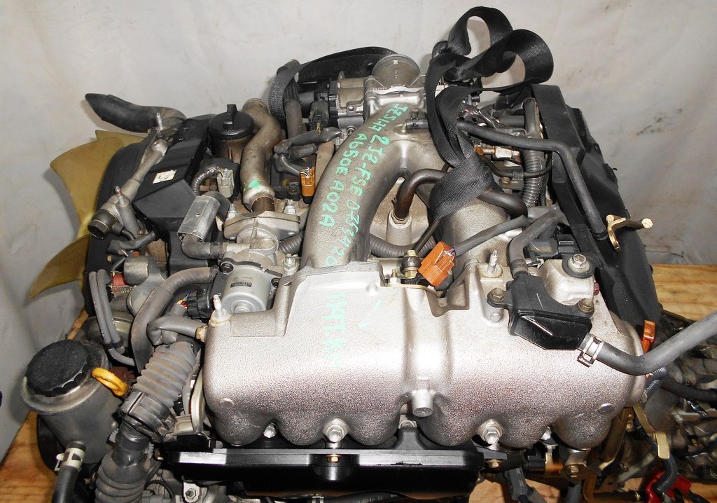 Двигатель Toyota 2JZ-FSE - 0753420 AT 35-50LS A650E-A02A FR JZS177 119 000 km коса+комп, нет выпускного коллектора 2