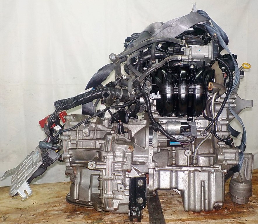 Двигатель Toyota 1KR-FE - 0143470 CVT K410-04A FF KSP90 коса+комп 4