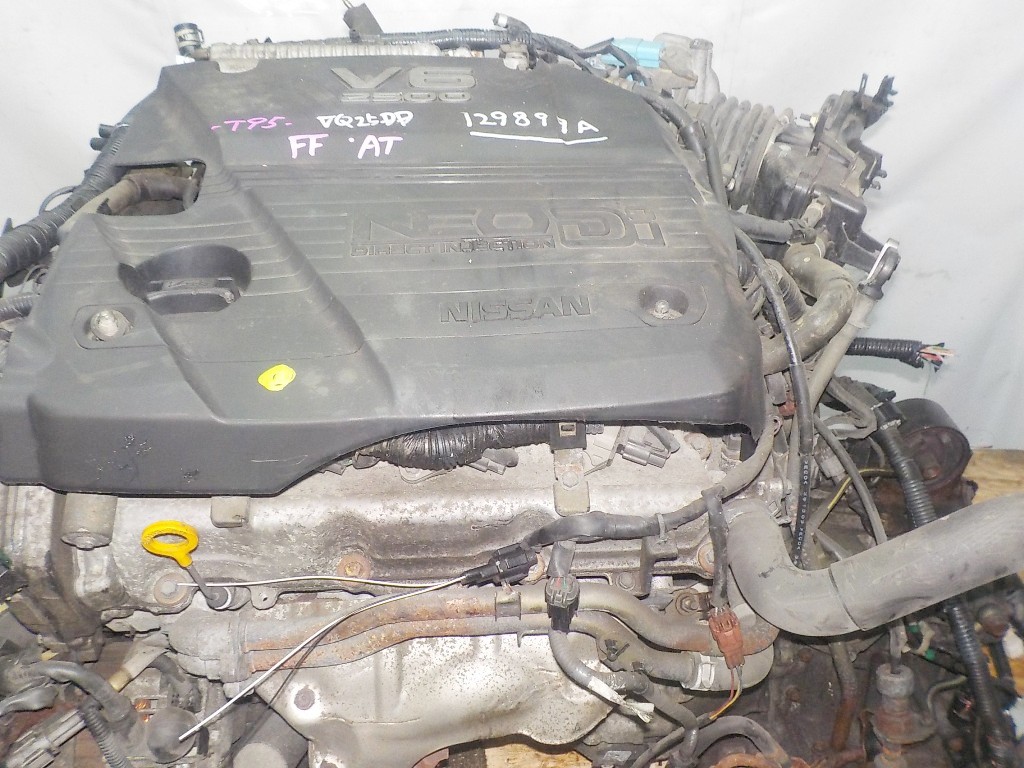 Двигатель Nissan VQ25-DD - 129899A AT RE4F04B FF A33 NEO без датчика скорости коса+комп 2