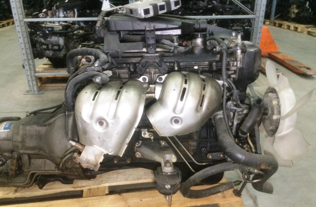 Двигатель Toyota 1G-FE - 6940453 AT 03-70LS 35000-2C400 FR BEAMS коса+комп 8